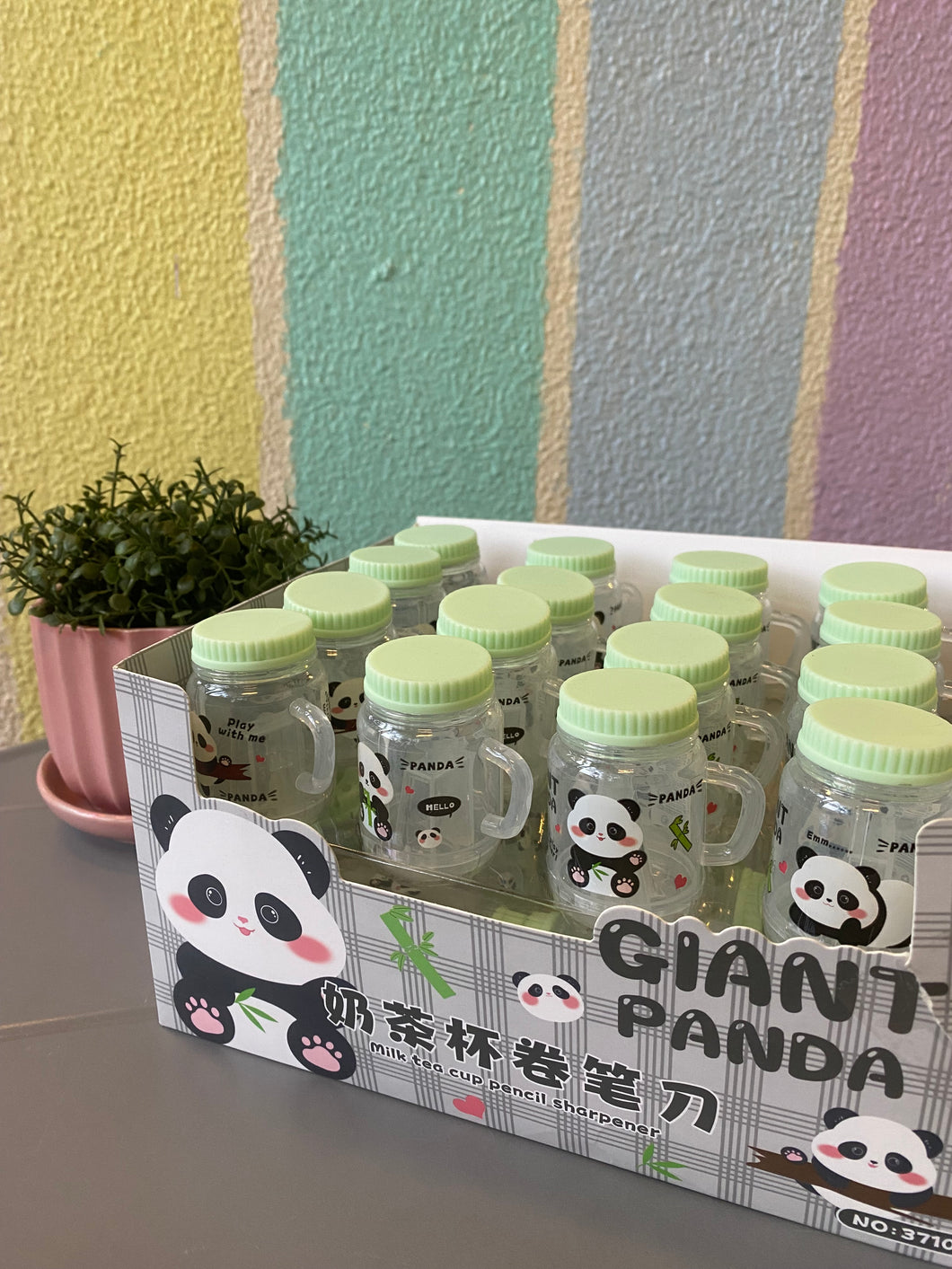 Panda Mini Jar Sharpener