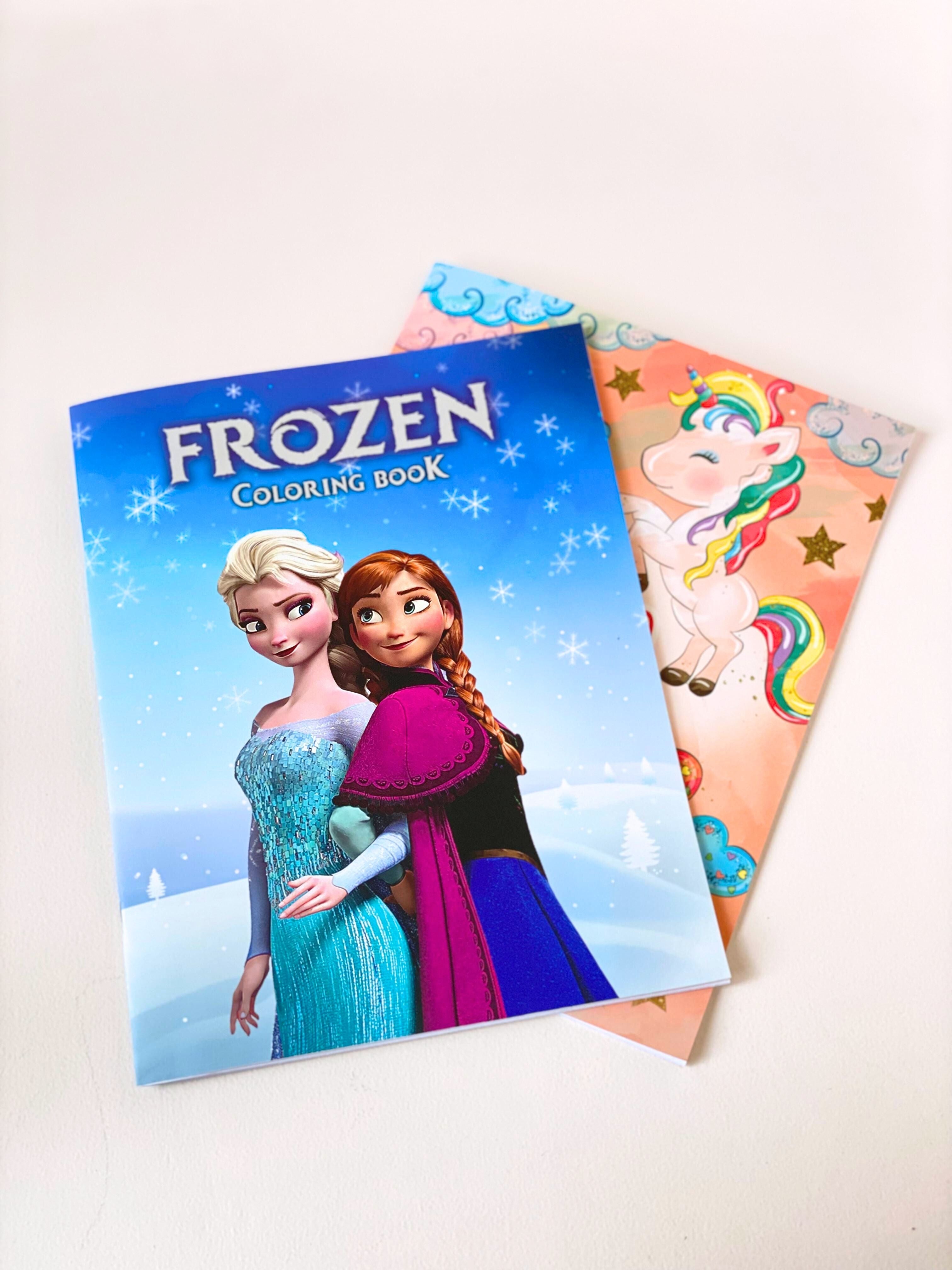 Frozen & Unicorn Colouring Book Set for Kids | Fun Activity Books with 24+ Pages | Return Gift Option