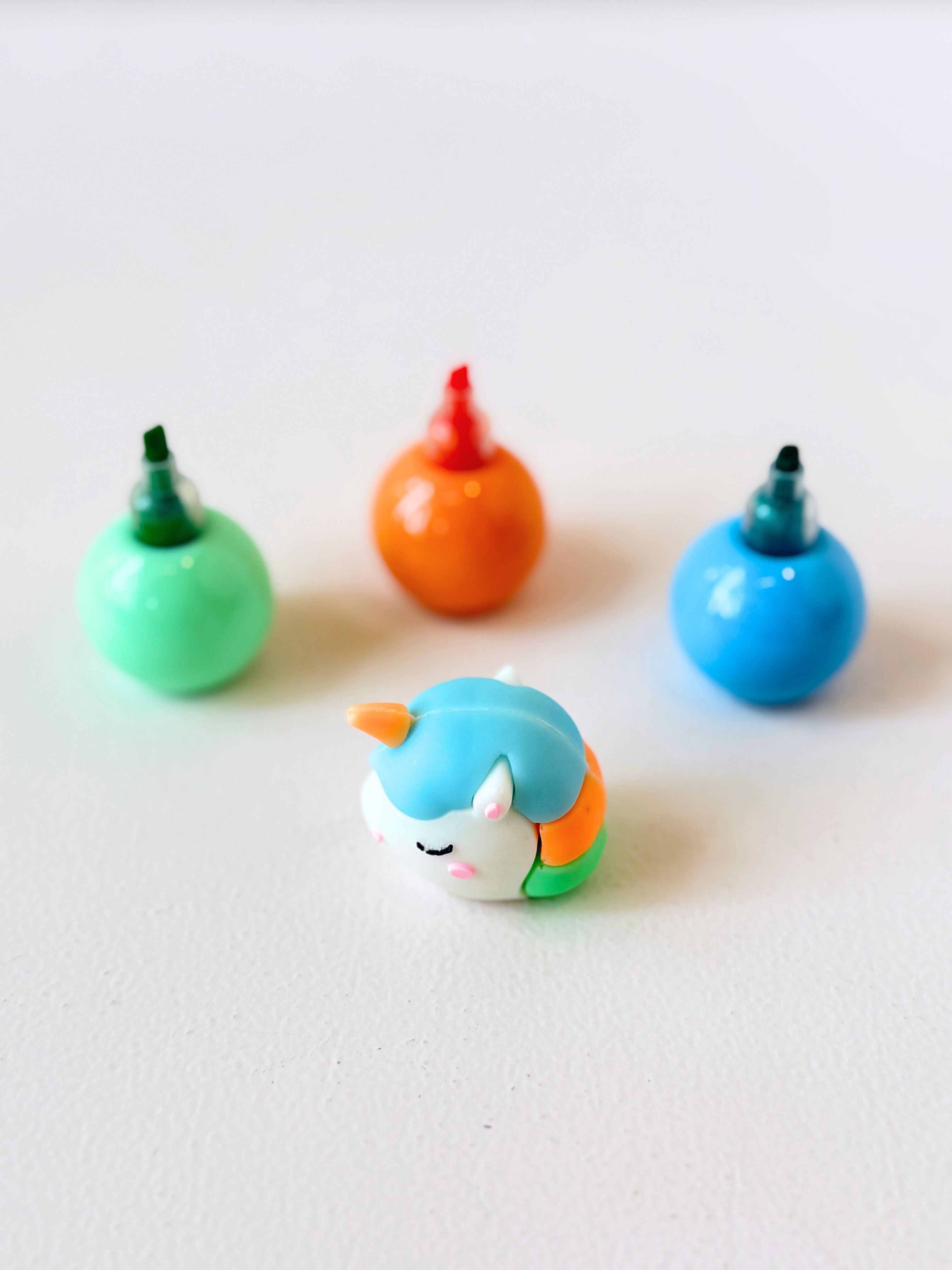 Stackable Unicorn Marker Set – Cute & Colourful Scented Markers for Kids