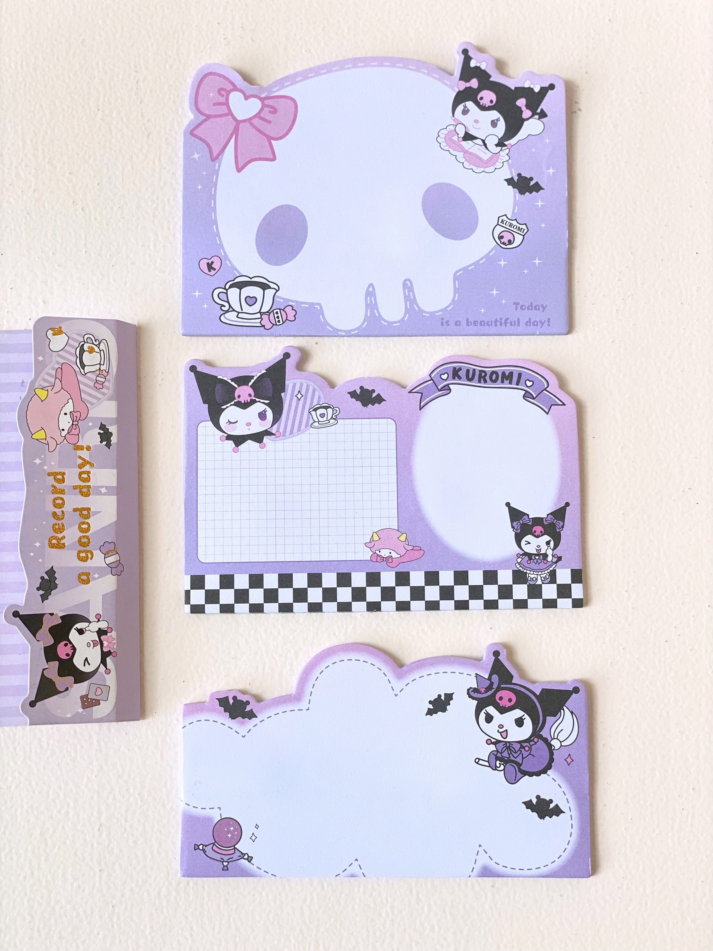 Sanrio-Themed Sticky Note Set – Cinnamoroll, Little Twin Stars, My Melody & Kuromi Variants