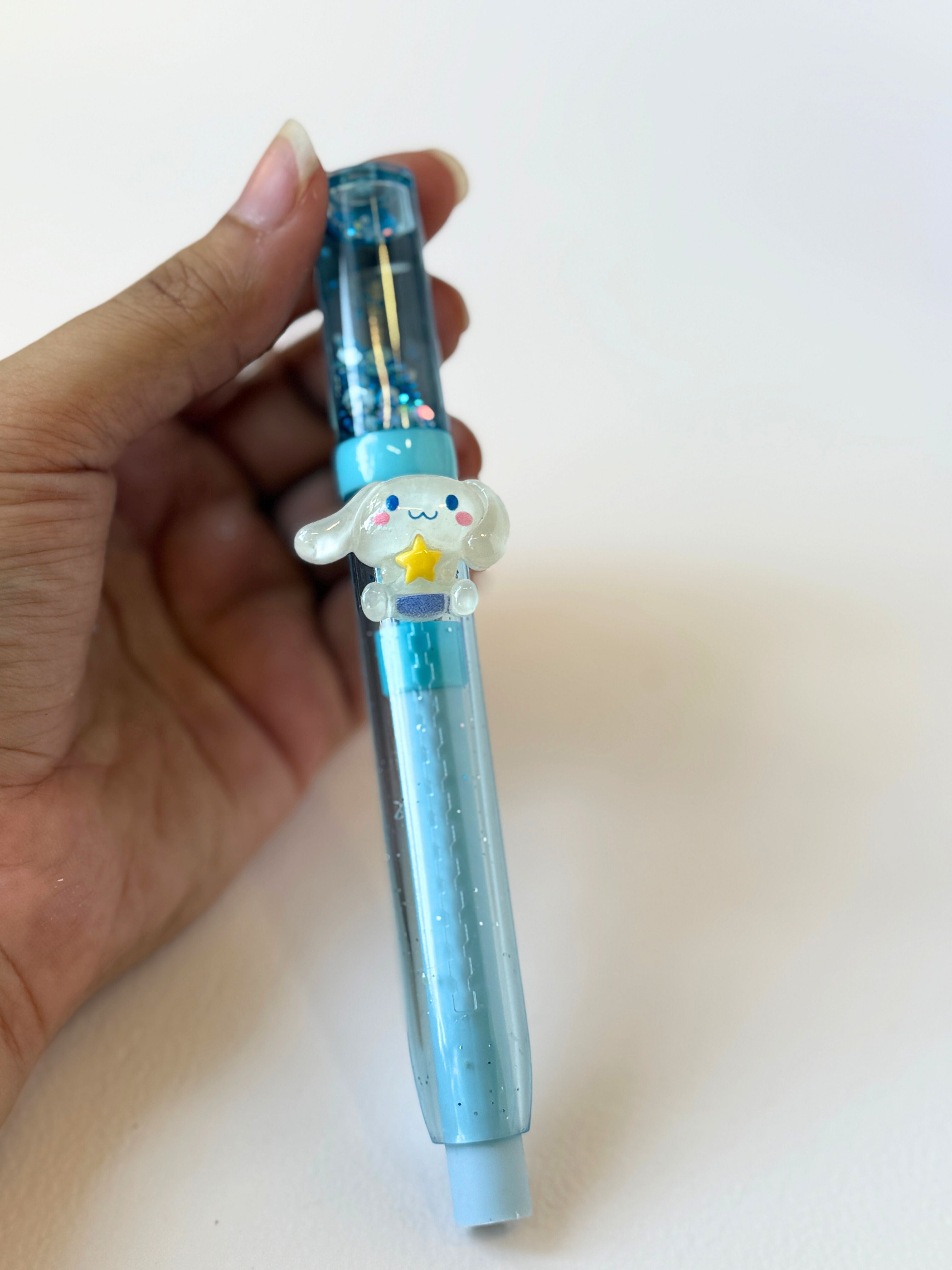 Kawaii Character Glitter Liquid Push Eraser