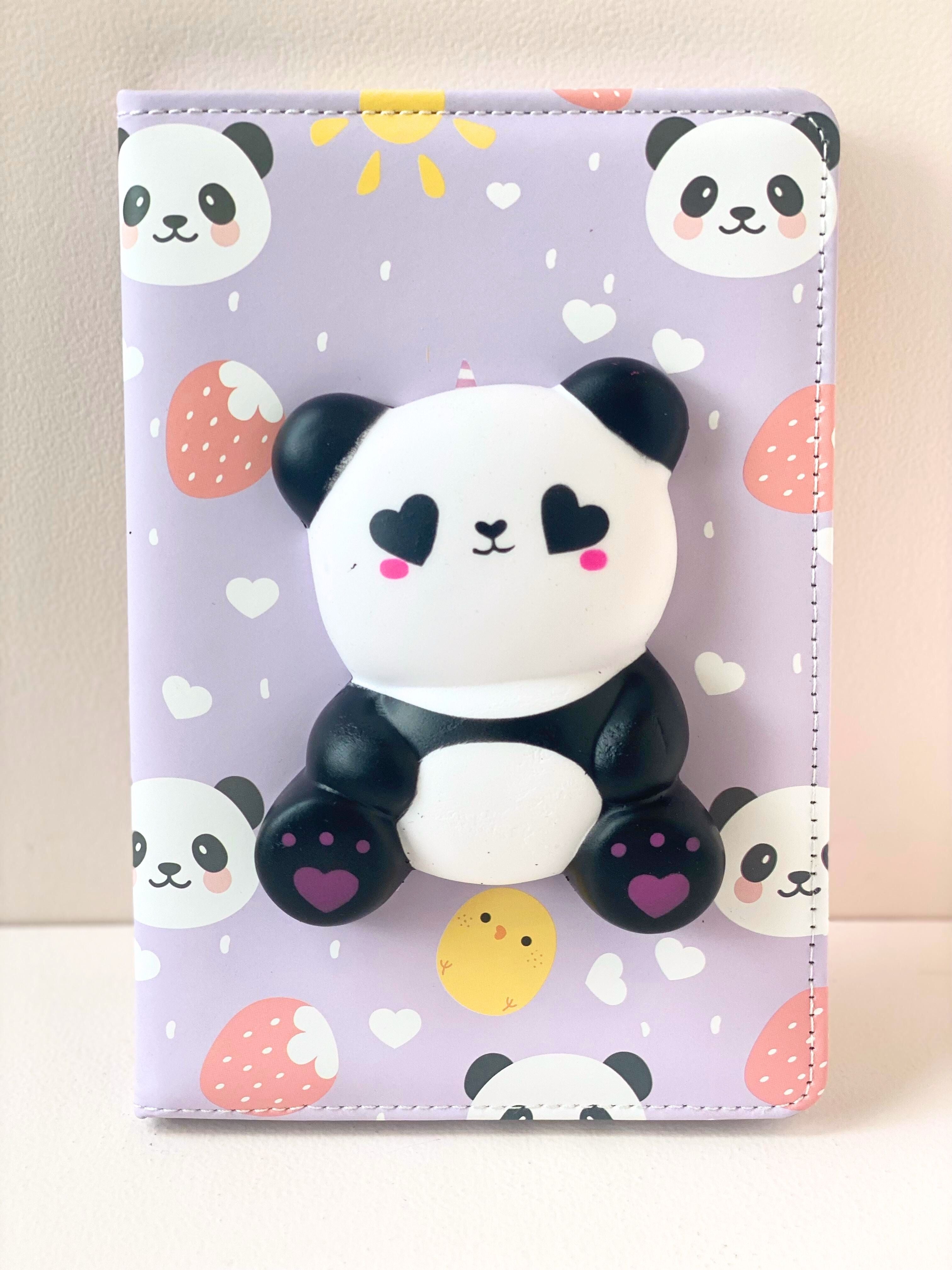 3D Squishy Cover Notebooks – Panda & Unicorn Plush Journals for Kids