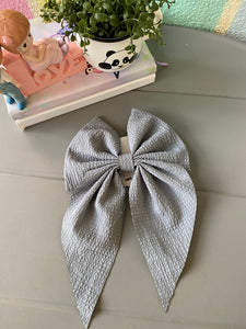 Pastel Colour Big Bow Hair Clip