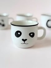 Load image into Gallery viewer, Peek-a-Boo Panda Ceramic Mug – Cute Black &amp; White Coffee Cup
