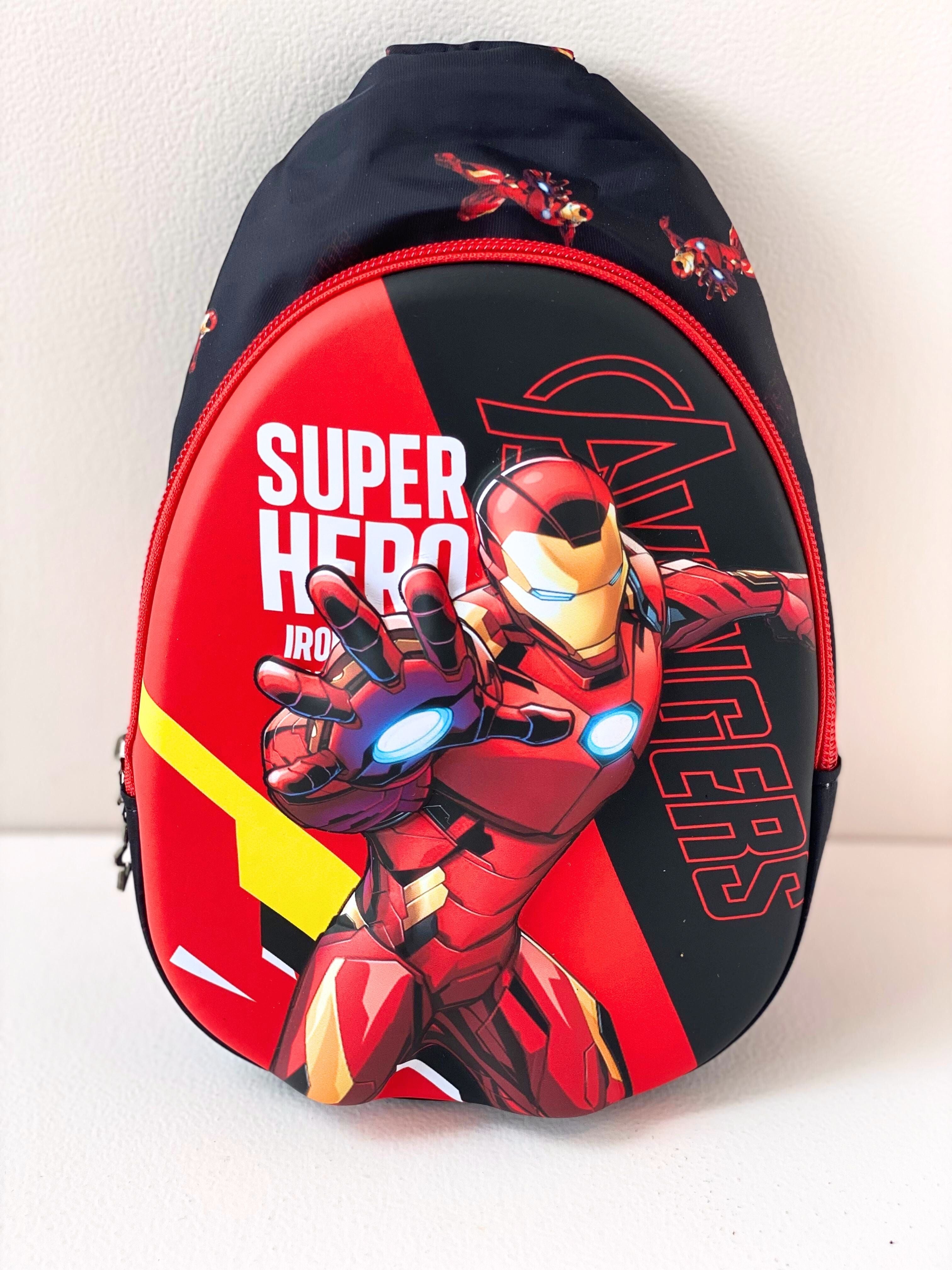 Superhero Kids Sling Bags – Avengers & Football Printed Crossbody Bags