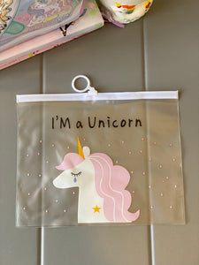 I’M A Unicorn Transparent Pouch