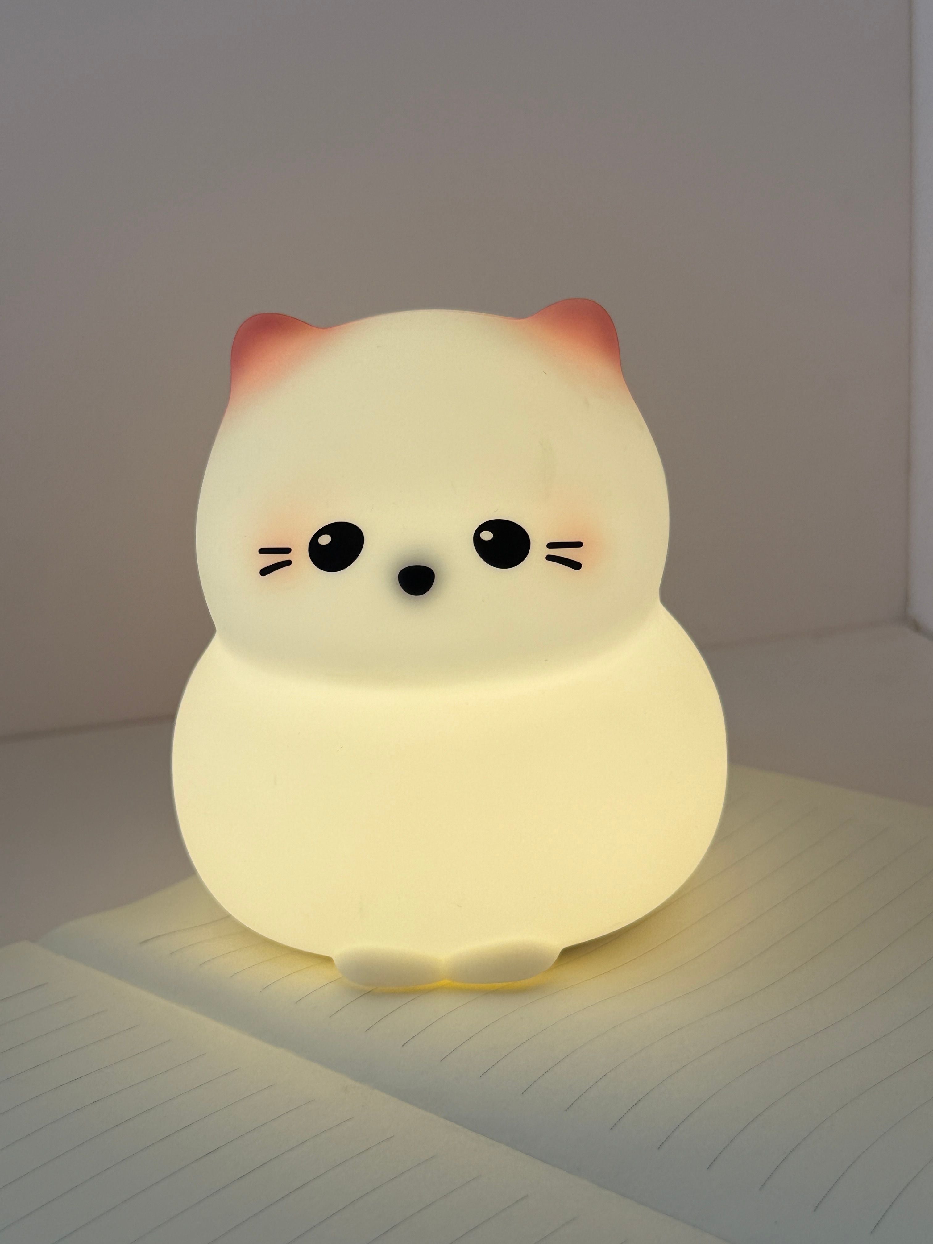 KitsuLight™ Cute Cat Silicone Touch Lamp