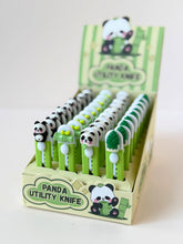 Load image into Gallery viewer, Adorable Panda Mini Utility Knife – Retractable Blade
