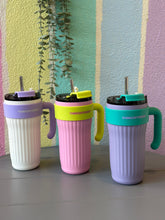 Load image into Gallery viewer, Vibrant Large Sipper Flask with Straw
