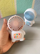 Load image into Gallery viewer, Mini Astronaut Rechargeable USB Fan
