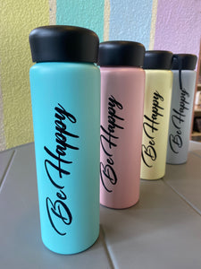 Be Happy Pastel Colours Bottle