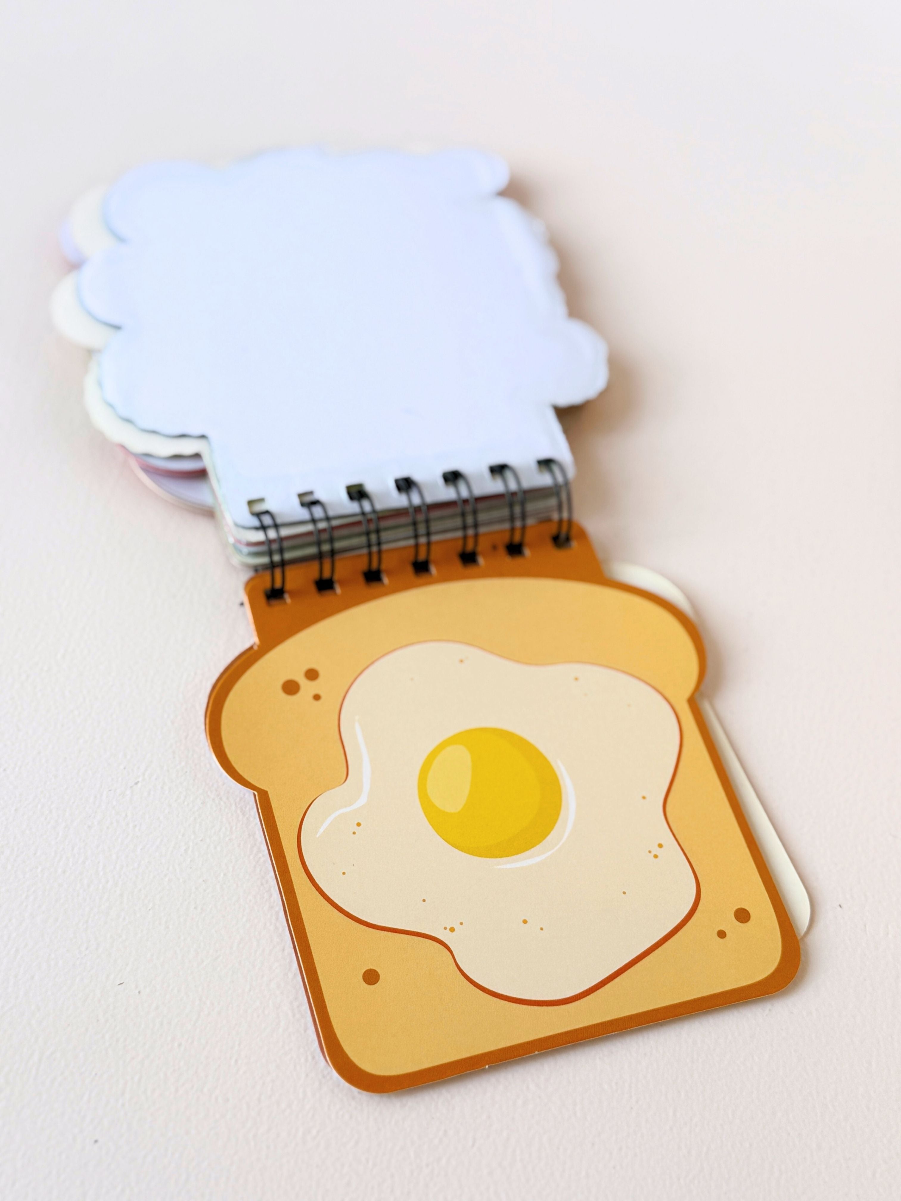 Foodie Spiral Notebook – Burger or Sandwich Design