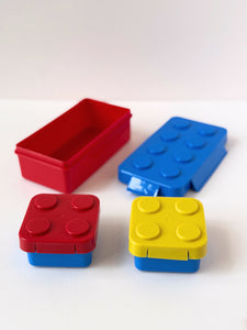LEGO-Inspired Colorful Stackable Lunch Box Set for Kids