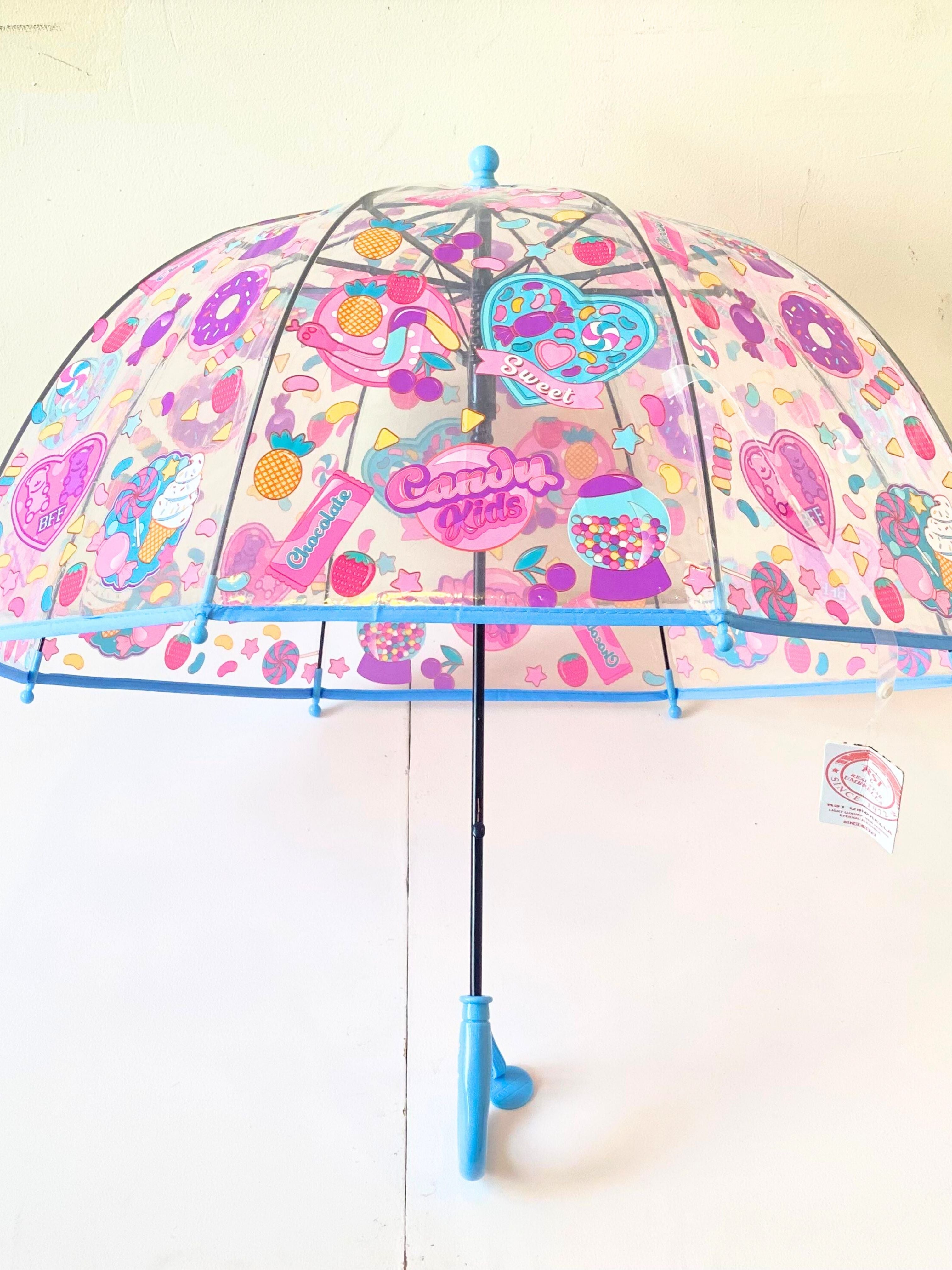 Whimsical Kids Dome Umbrella – Unicorn Fantasy & Candyland Variants