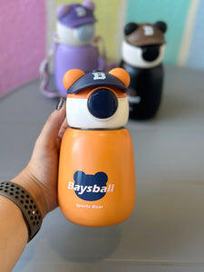 Adorable Baysball flask with Sling