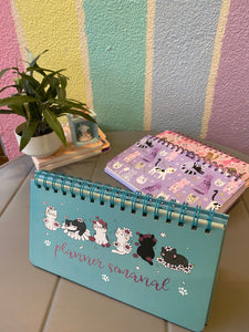 Cat Weekly Planner - Black Colour