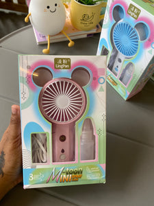 Mini Spray Hand Fan