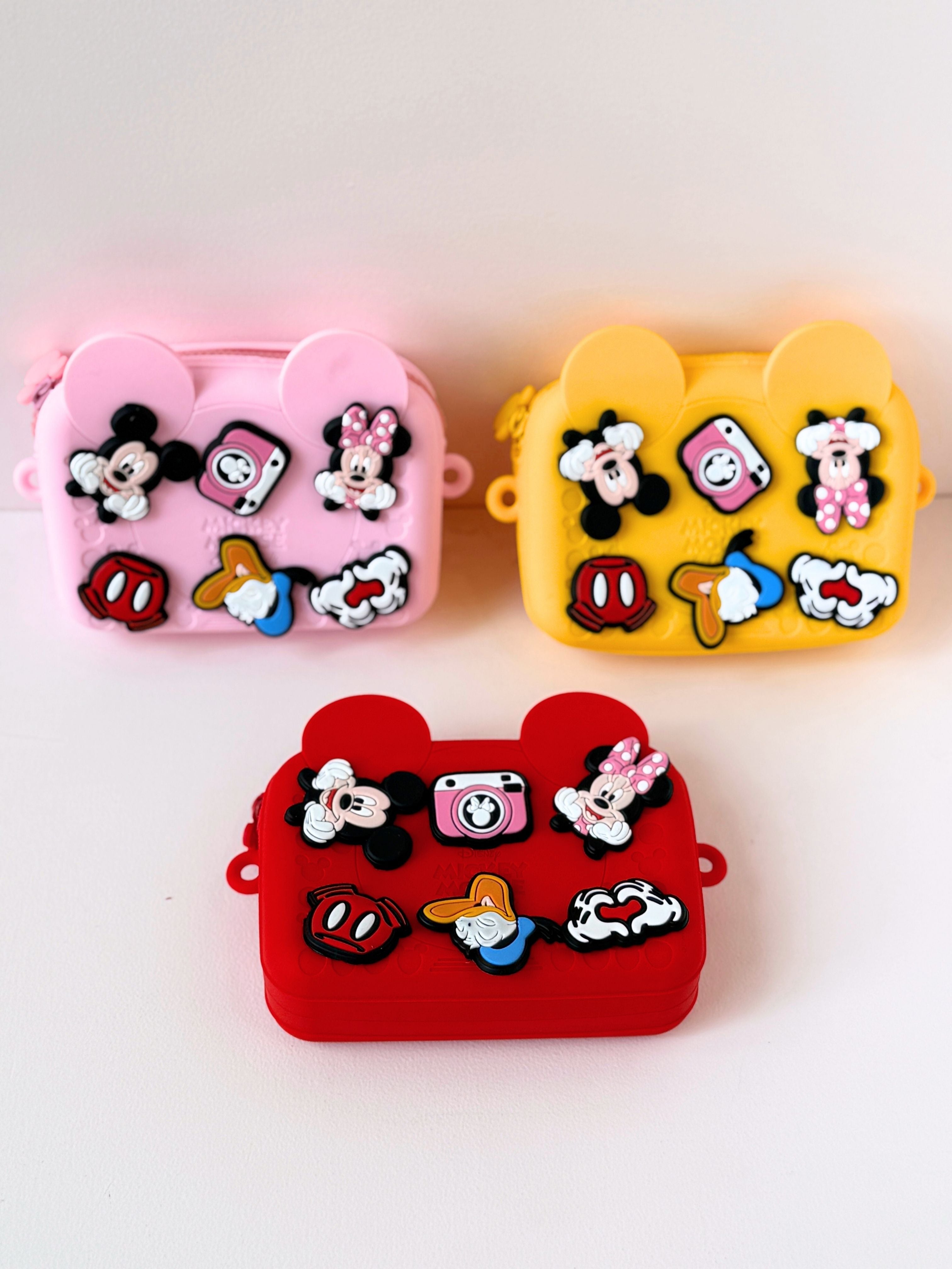 Cartoon-Inspired Silicone Bags – With Fun 3D Character Charms