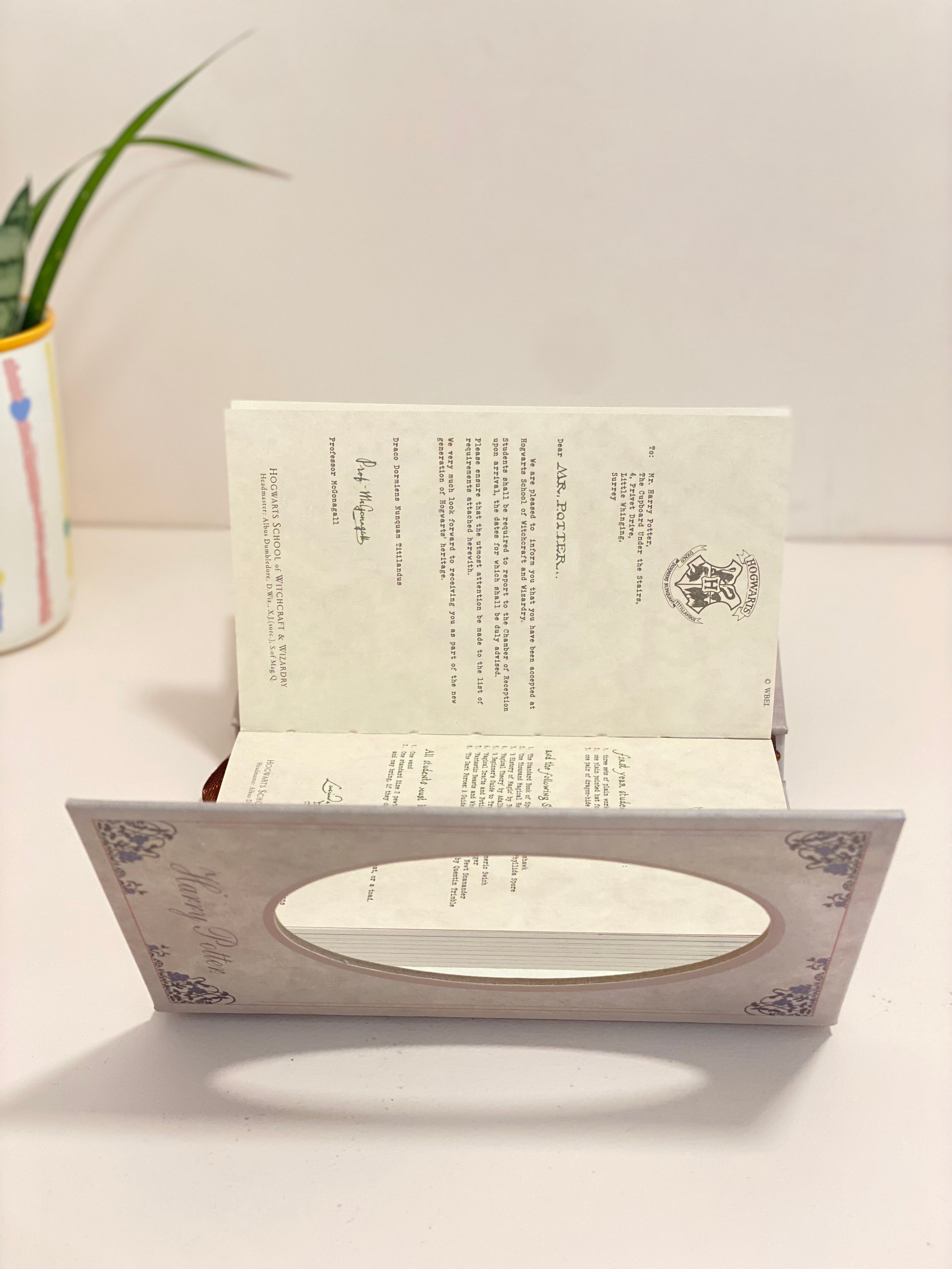 Harry Potter Themed Hardcover Notebook & Planner Diary – Hogwarts Magical Journal Gift Set