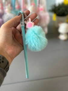 Fur Pom Pom Pen