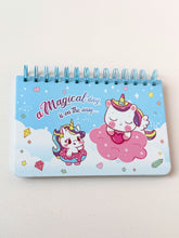 Load image into Gallery viewer, Magical Unicorn Weekly Planner – Spiral Bound Desk Organizer
