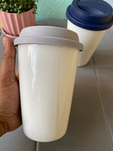 Load image into Gallery viewer, Ceramic Sipper With Silicon Lid
