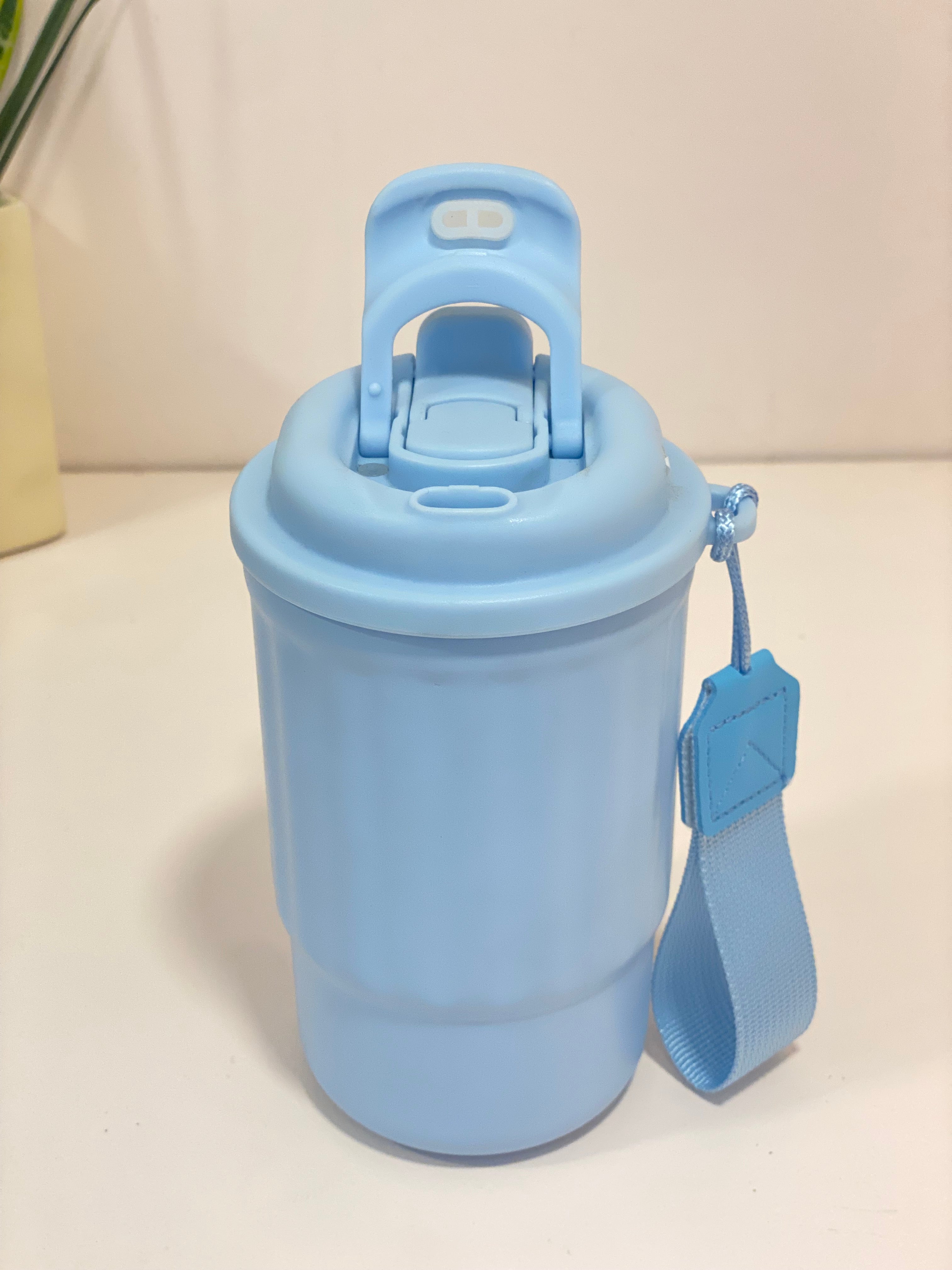 Portable Sports Water Sipper with Flip Lid – 450ml Leakproof & BPA-Free
