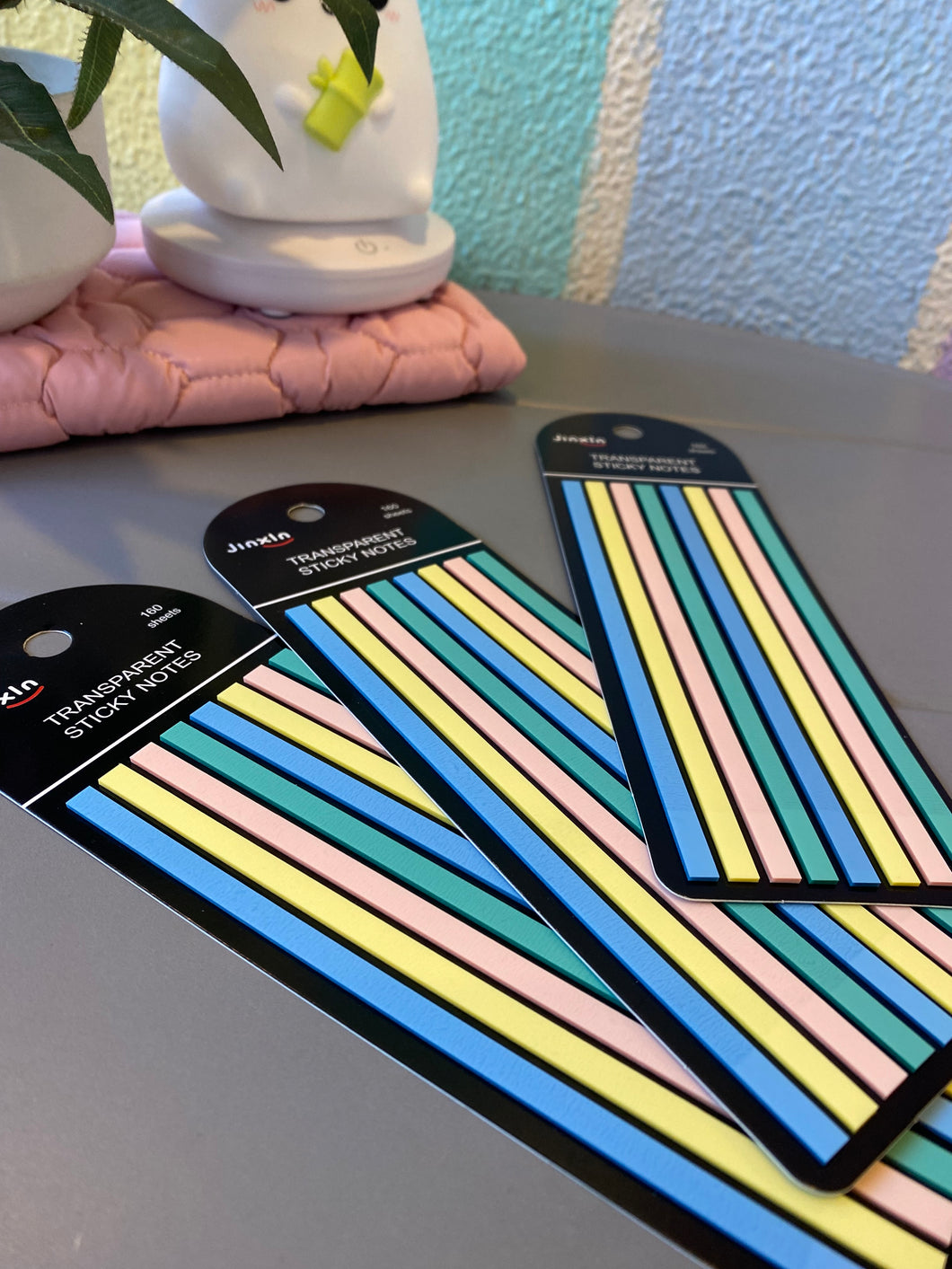 Multicolour Transparent Sticky Notes