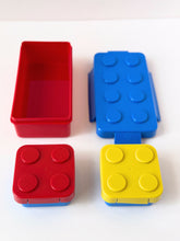 Load image into Gallery viewer, LEGO-Inspired Colorful Stackable Lunch Box Set for Kids
