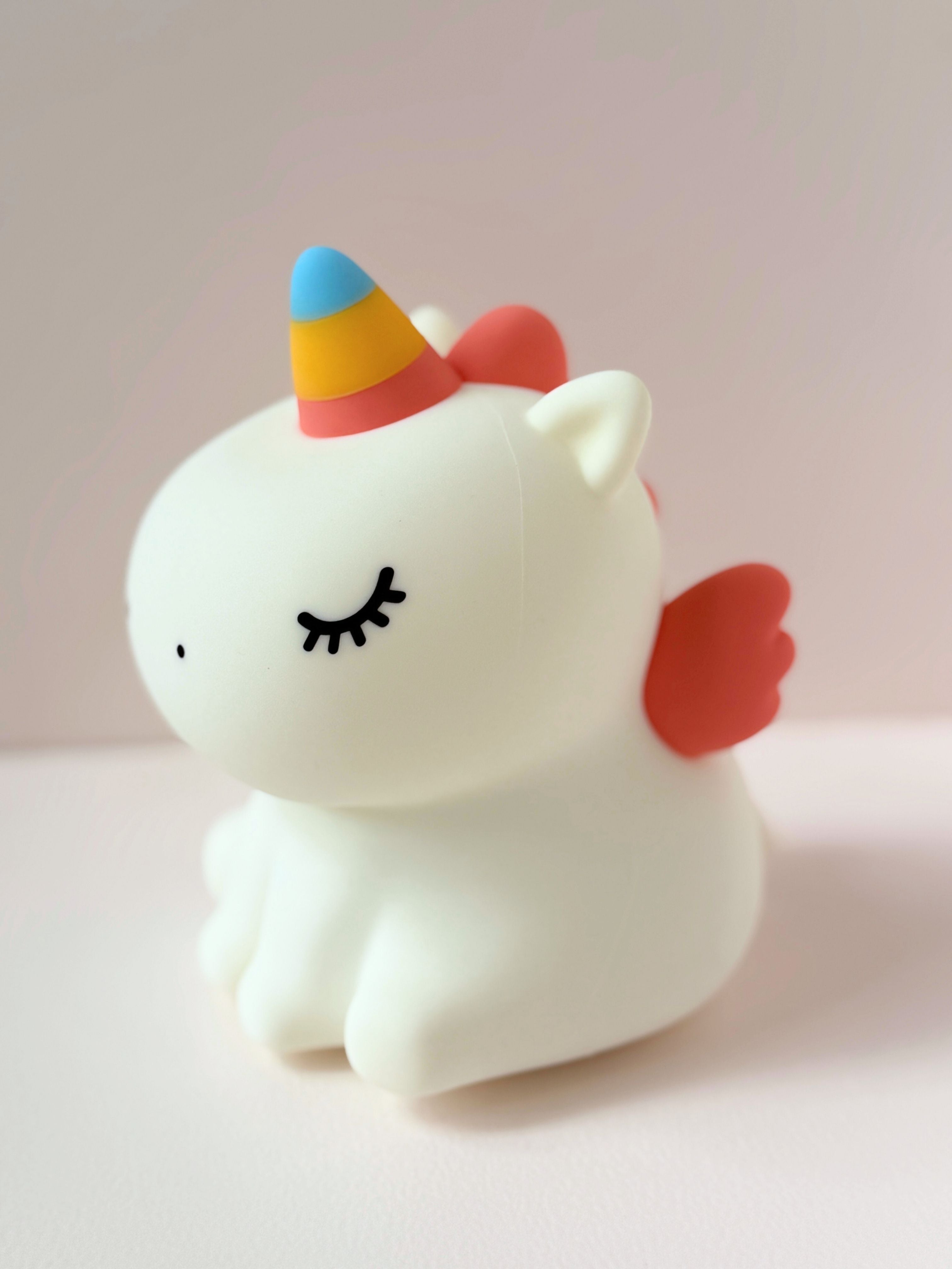 Magical Unicorn Silicone Touch Lamp – Soft Glow Night Light