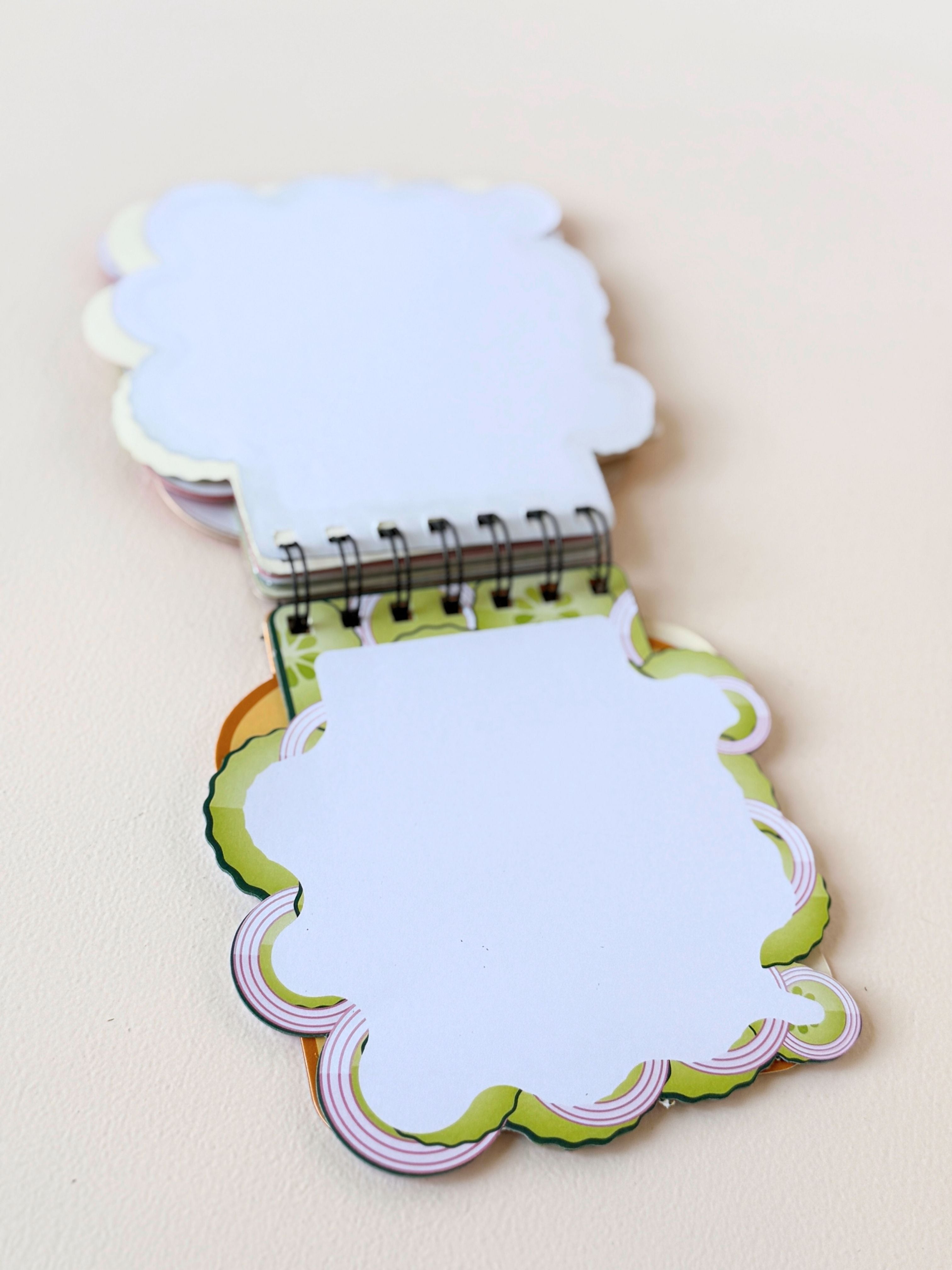 Foodie Spiral Notebook – Burger or Sandwich Design