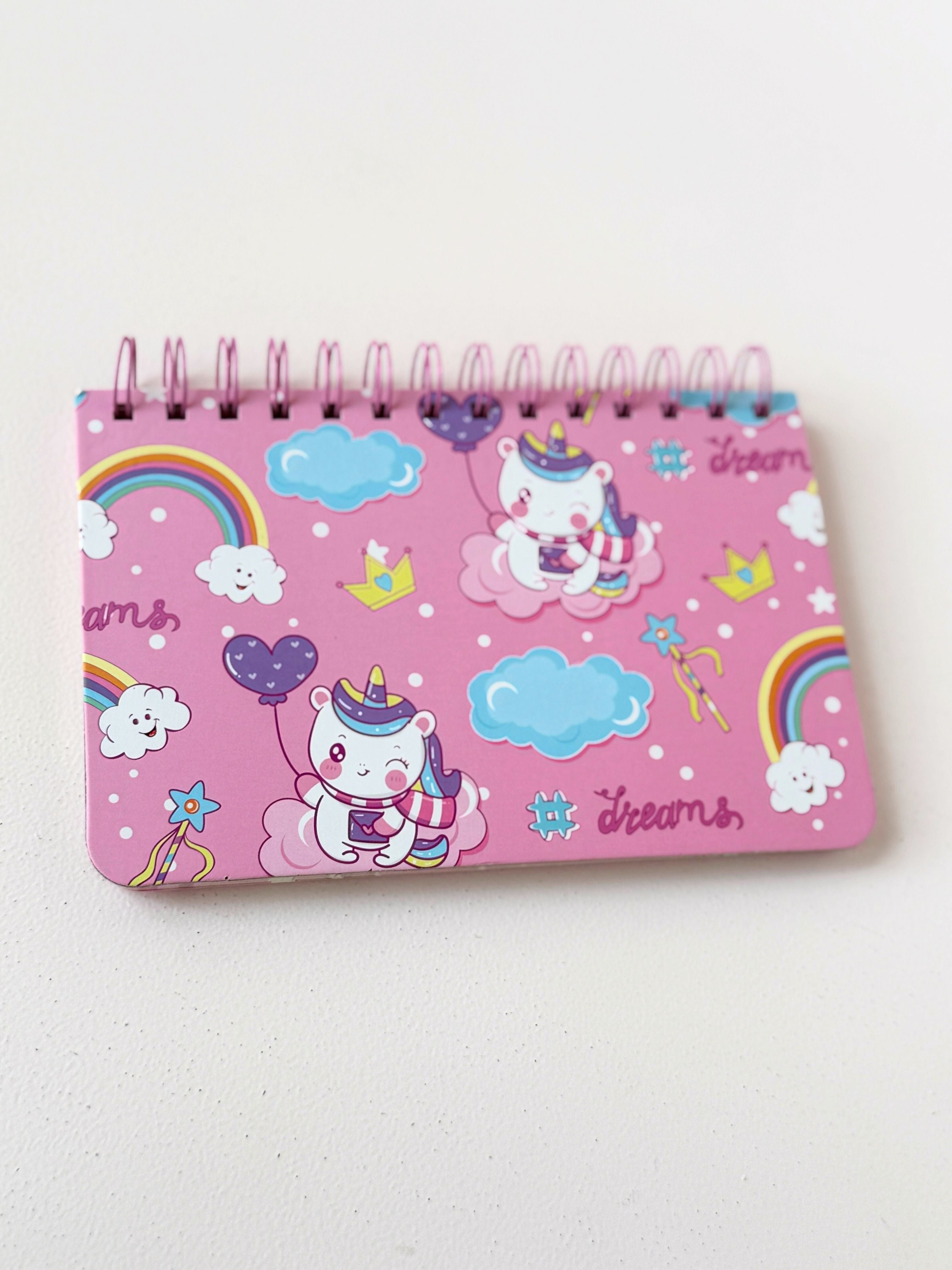 Magical Unicorn Weekly Planner – Spiral Bound Desk Organizer