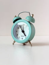Load image into Gallery viewer, Mini Retro Twin Bell Alarm Clock – Cute Vintage Desk Decor
