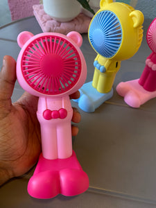 Bear Hand Fan With Phone Stand