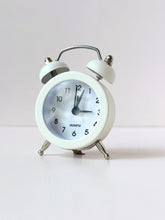 Load image into Gallery viewer, Mini Retro Twin Bell Alarm Clock – Cute Vintage Desk Decor

