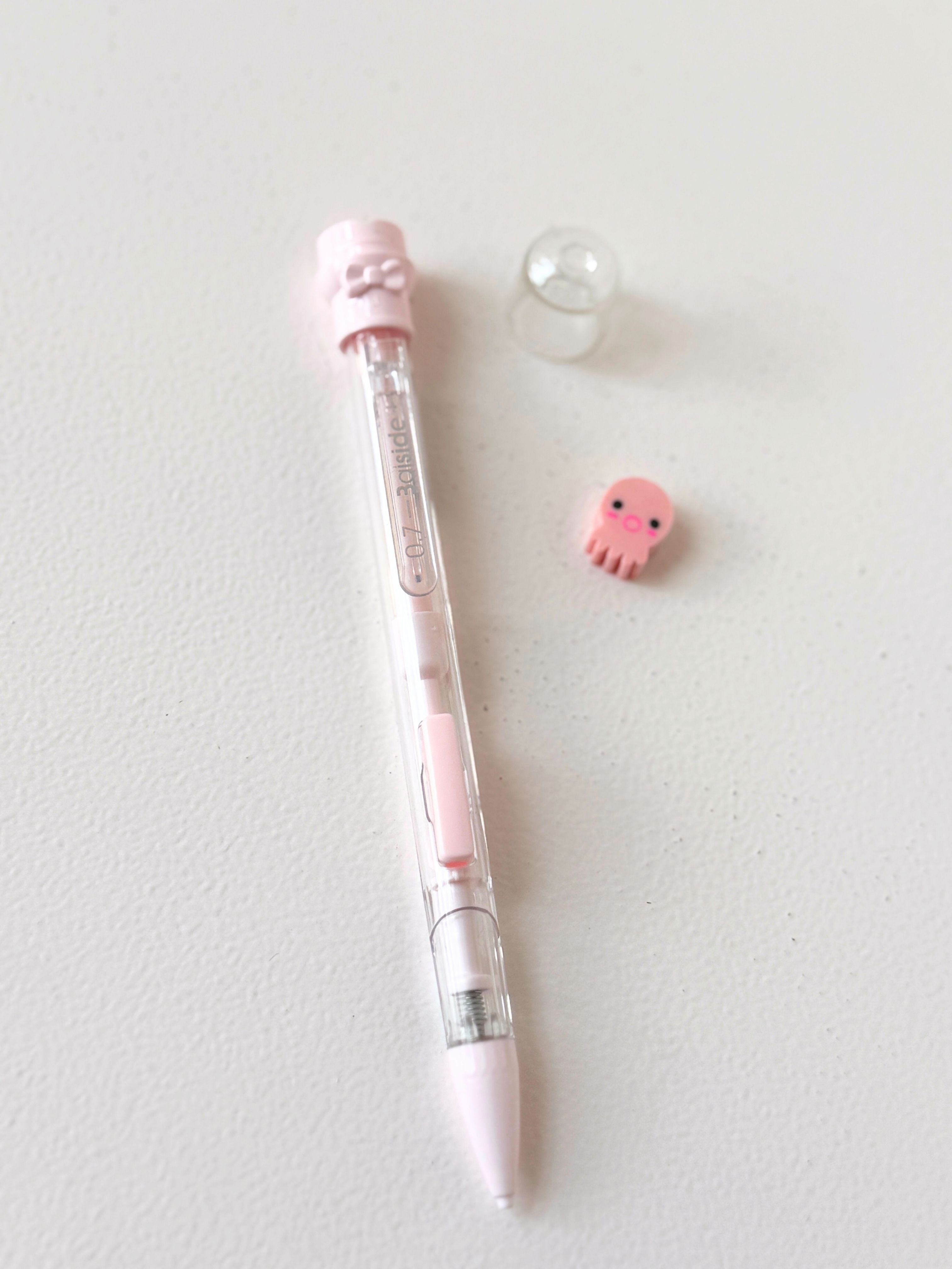 Pastel Mechanical Pencil – Kawaii Eraser Topper (0.7mm)