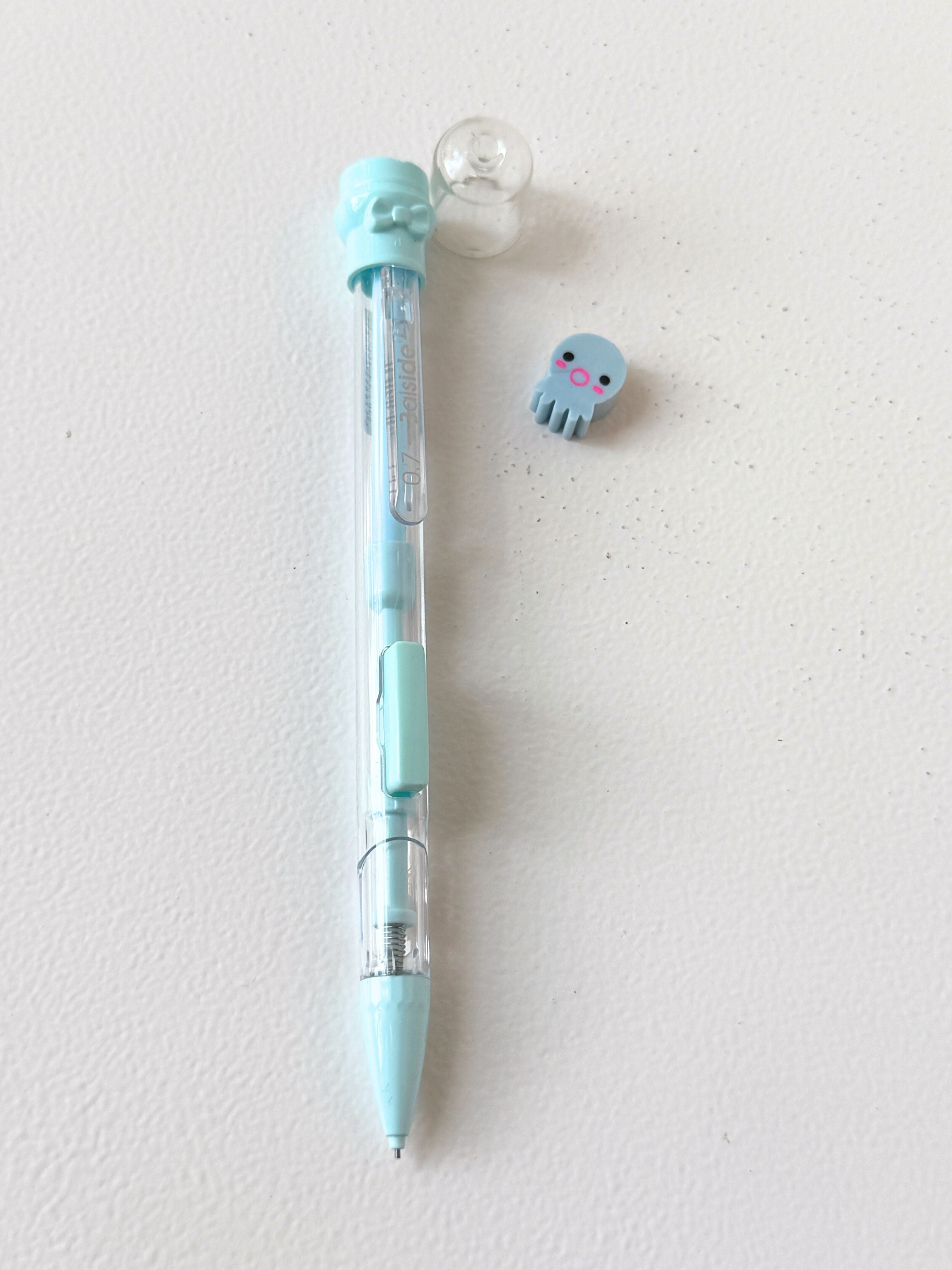 Pastel Mechanical Pencil – Kawaii Eraser Topper (0.7mm)