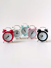 Load image into Gallery viewer, Mini Retro Twin Bell Alarm Clock – Cute Vintage Desk Decor
