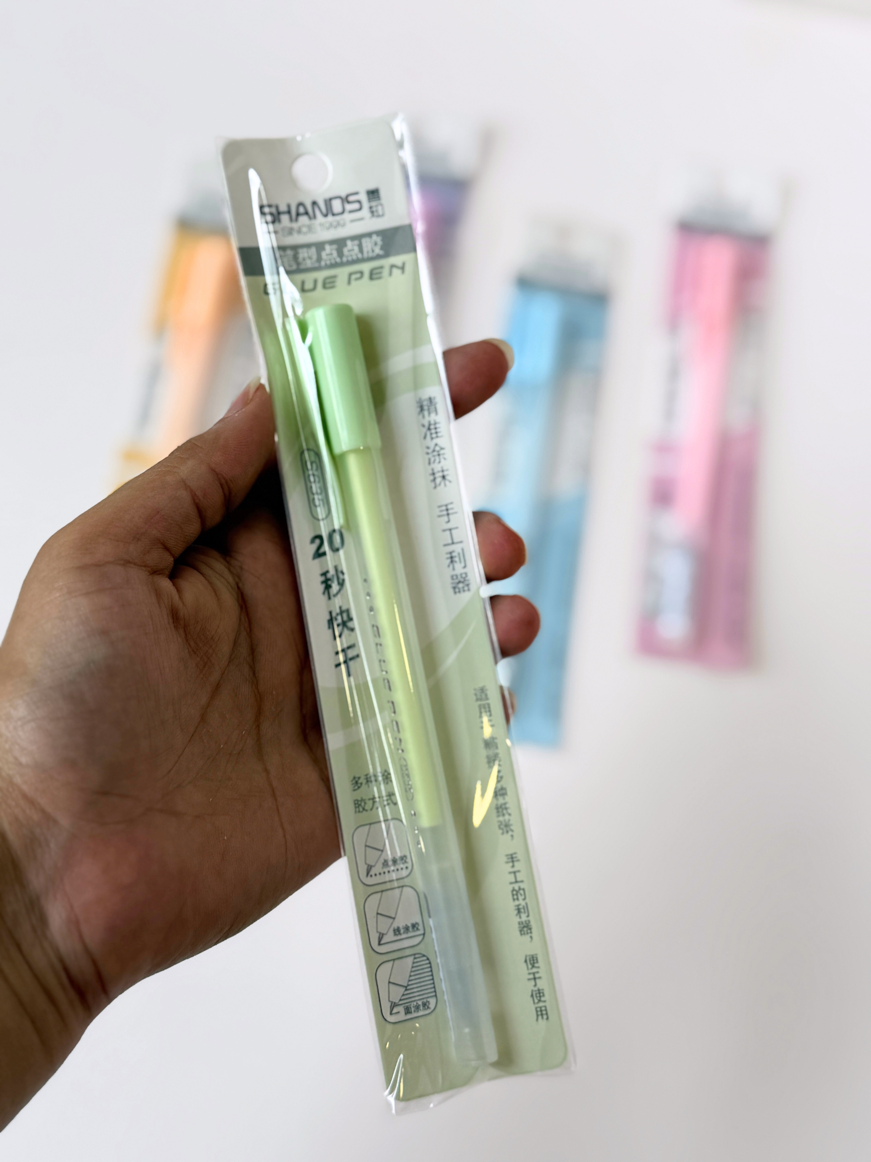SHANDS Precision Craft Glue Pen – Quick Dry, No-Mess Adhesive for Arts & DIY (20s Fast Dry)