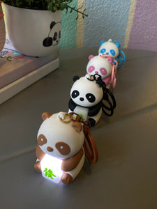 Mini Panda LED Keychain