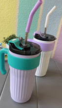 Load image into Gallery viewer, Vibrant Large Sipper Flask with Straw
