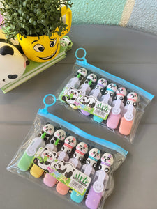 Set of 6 Panda Highlighters