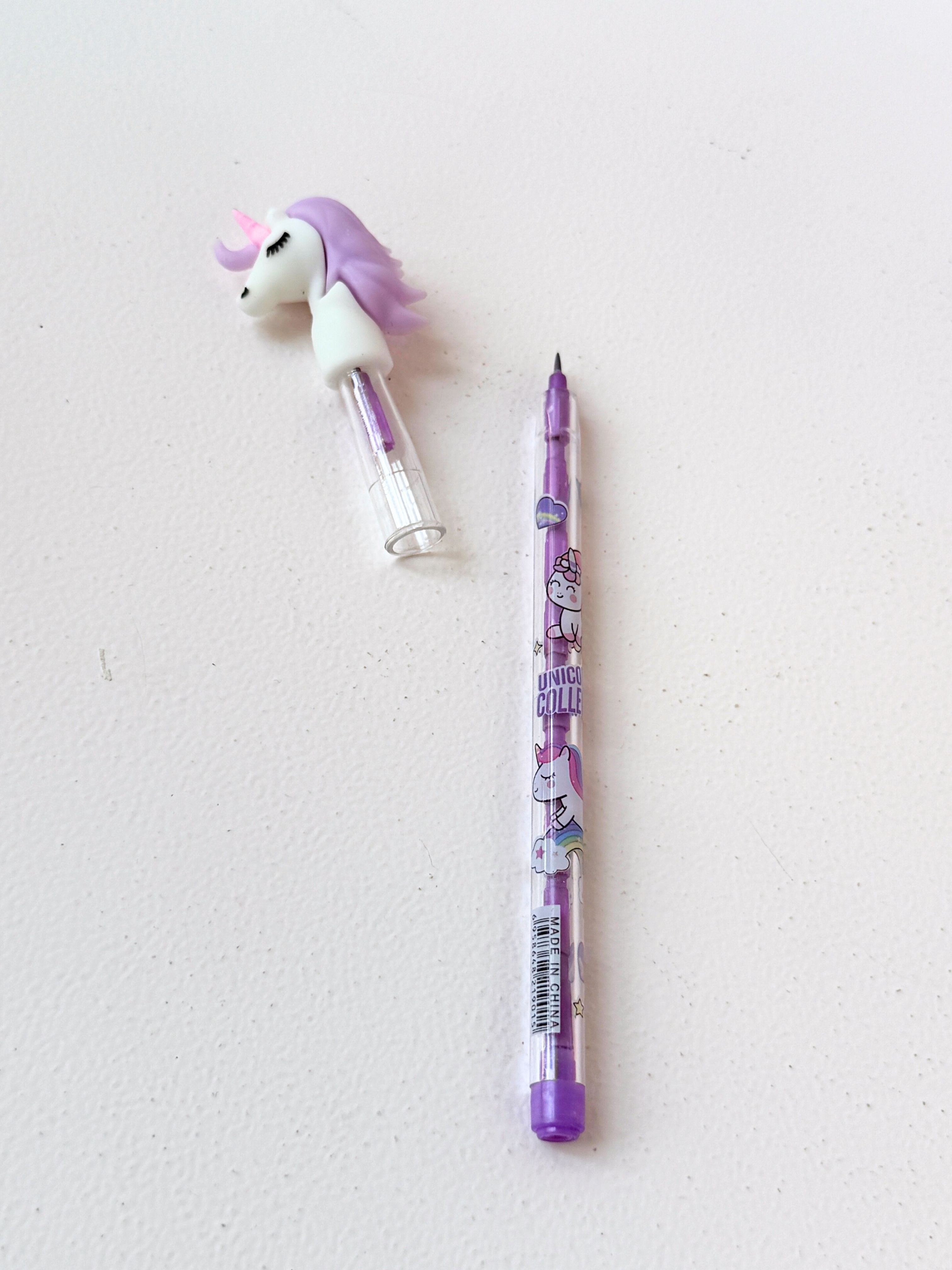 Kawaii Unicorn Push Pencil – Cute Mechanical Pencil for Kids & Stationery Lovers