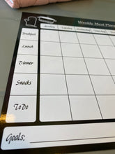 Load image into Gallery viewer, Magnatic Weekly Meal Planner
