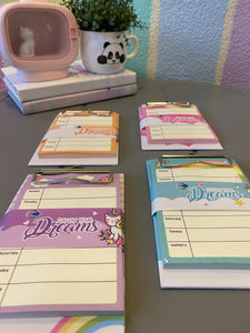 Unicorn Weekly Memo Pad