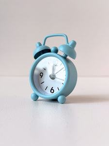 Mini Retro Twin Bell Alarm Clocks – Cute & Colourful Desk Decor