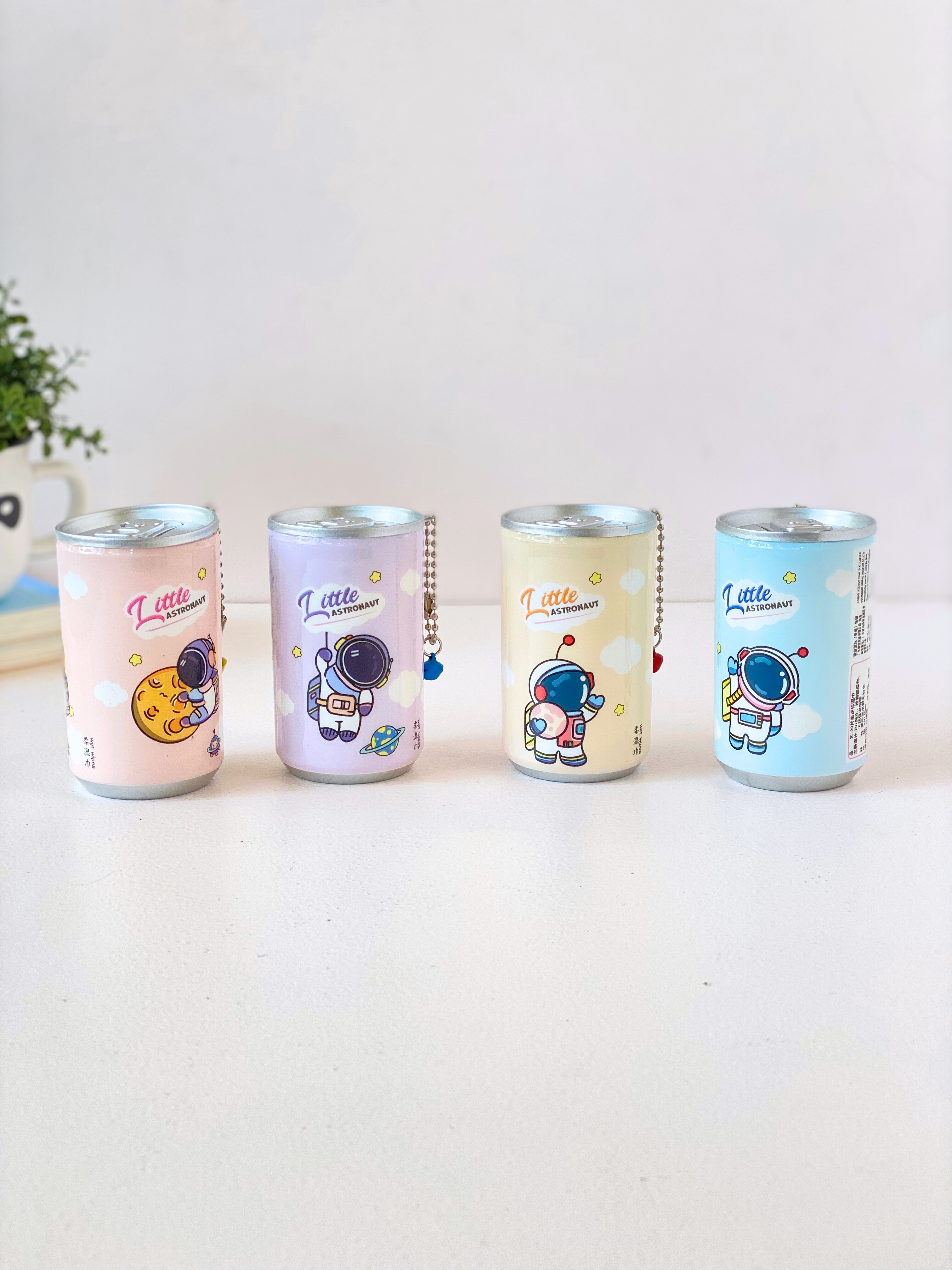 Little Astronaut Wet Tissue Can – Refillable Pocket Wipes for Kids & Travel