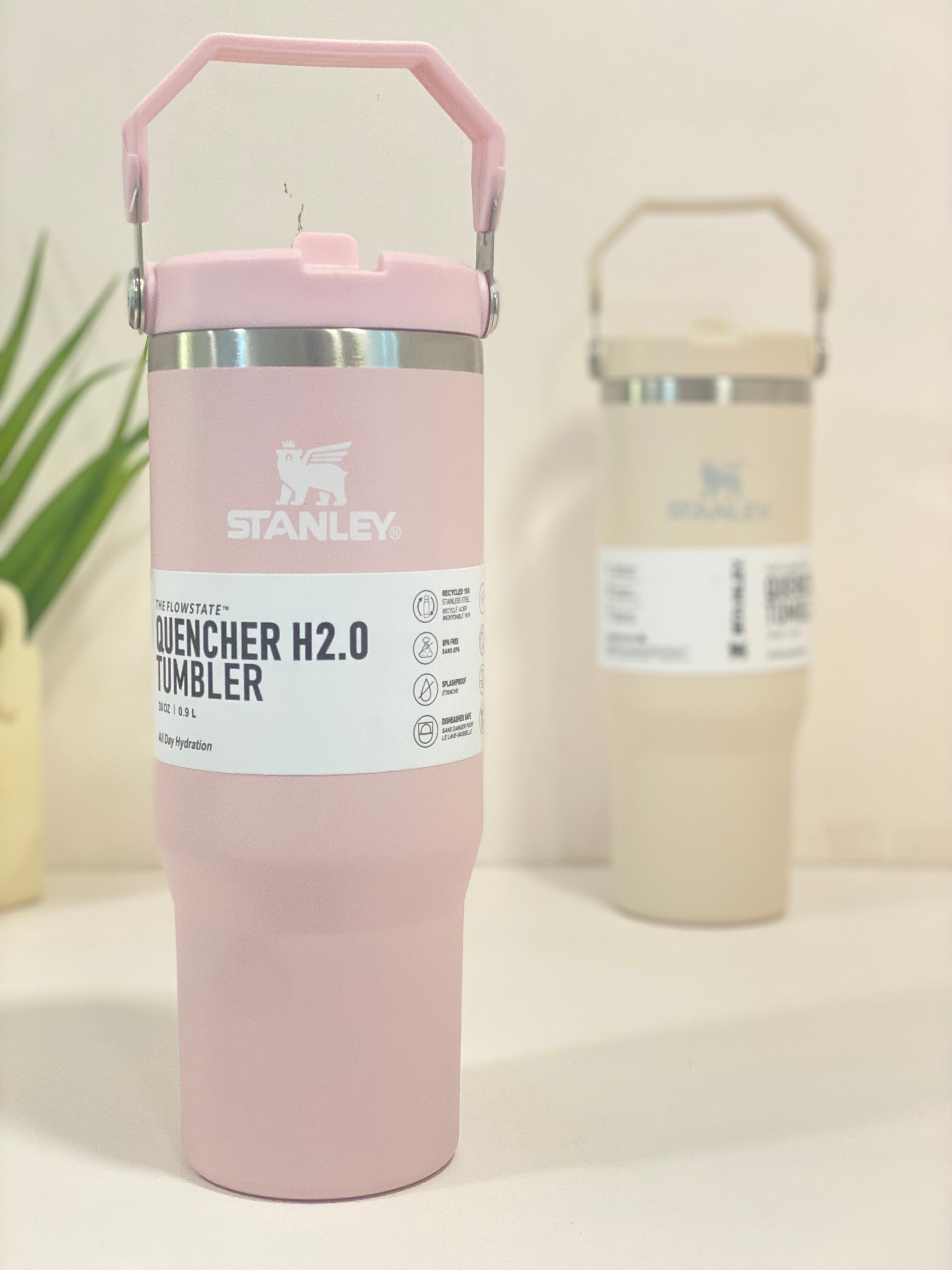 Stanley Quencher H2.0 FlowState Tumbler – 30 oz Insulated Hydration Sipper with Handle & Straw