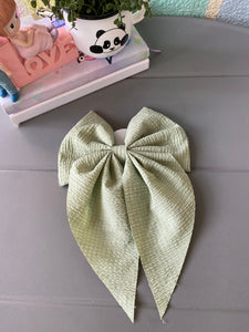 Pastel Colour Big Bow Hair Clip