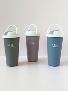 Minimalist Milk Tumbler – 500ml Reusable Cup